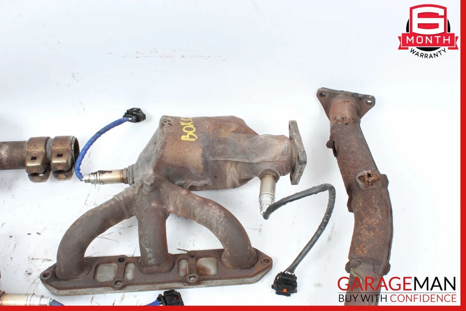 00-04 Porsche Boxster 986 Sistema de escape Silenciador Colector Cabezal Juego de tubos OEM Foto 2 de 4
