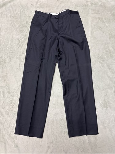 Chiari Angelico 100% Wool Pants Men 34 x 30 Pleated Front - Picture 2 of 5