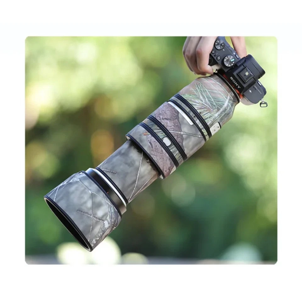 Coat Rain Cover For Sony FE 100-400GM Lens Protect Sleeve 100-400mm F4.5-5.6 OSS - Image 3 of 4