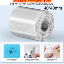 Phomemo Round Clear Thermal Label Paper 40x40mm for M110/M110S/M120/M200/M220