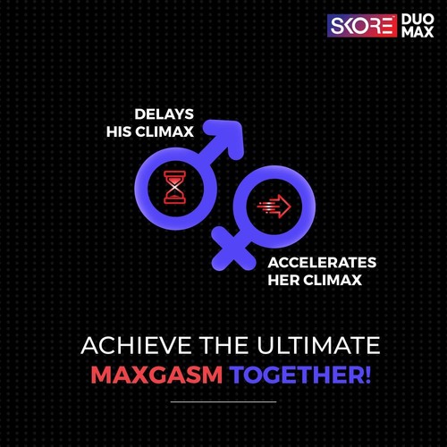 Skore Duo Max - Premium Pleasure Condoms for 10 pieces| Pack of 3 - Picture 4 of 7