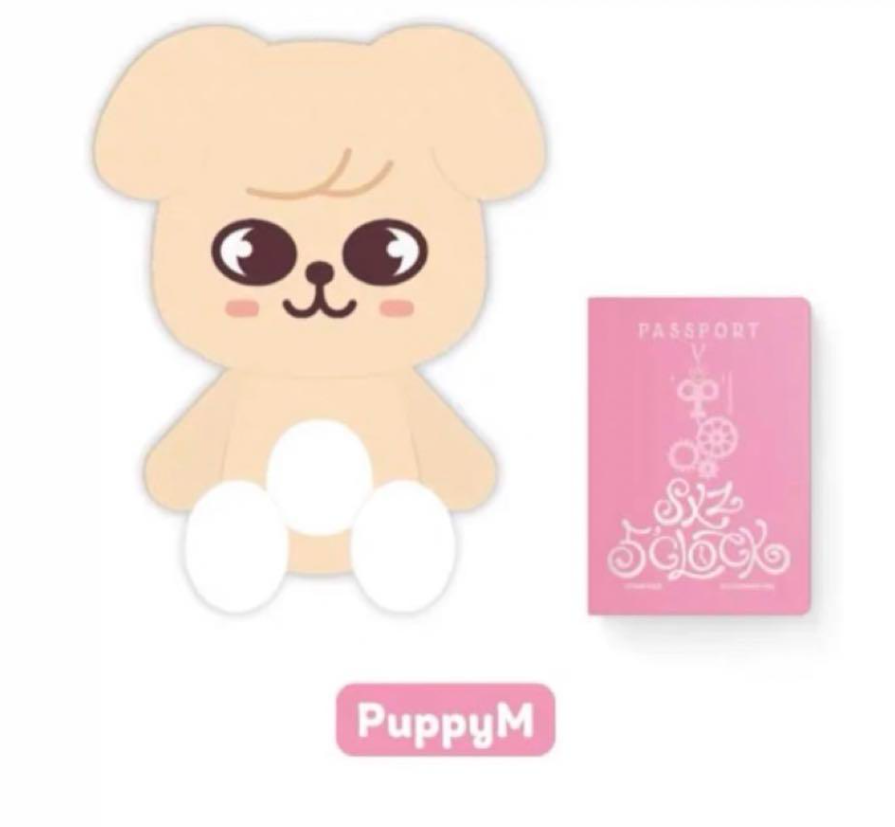 straykids 5clock テディベア PuppyM 新品未開封 Stray Kids SKZOO Puppym Official Plush Teddy Bear Ver 5'clock 60cm