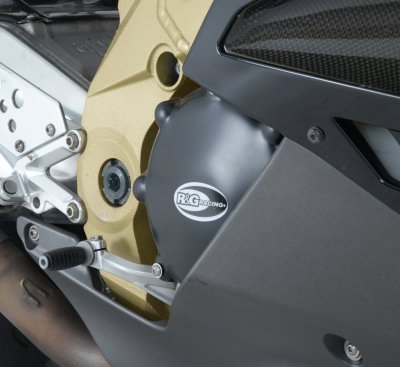 Couvre carter droit R&G Racing noir de précision pour Aprilia TUONO