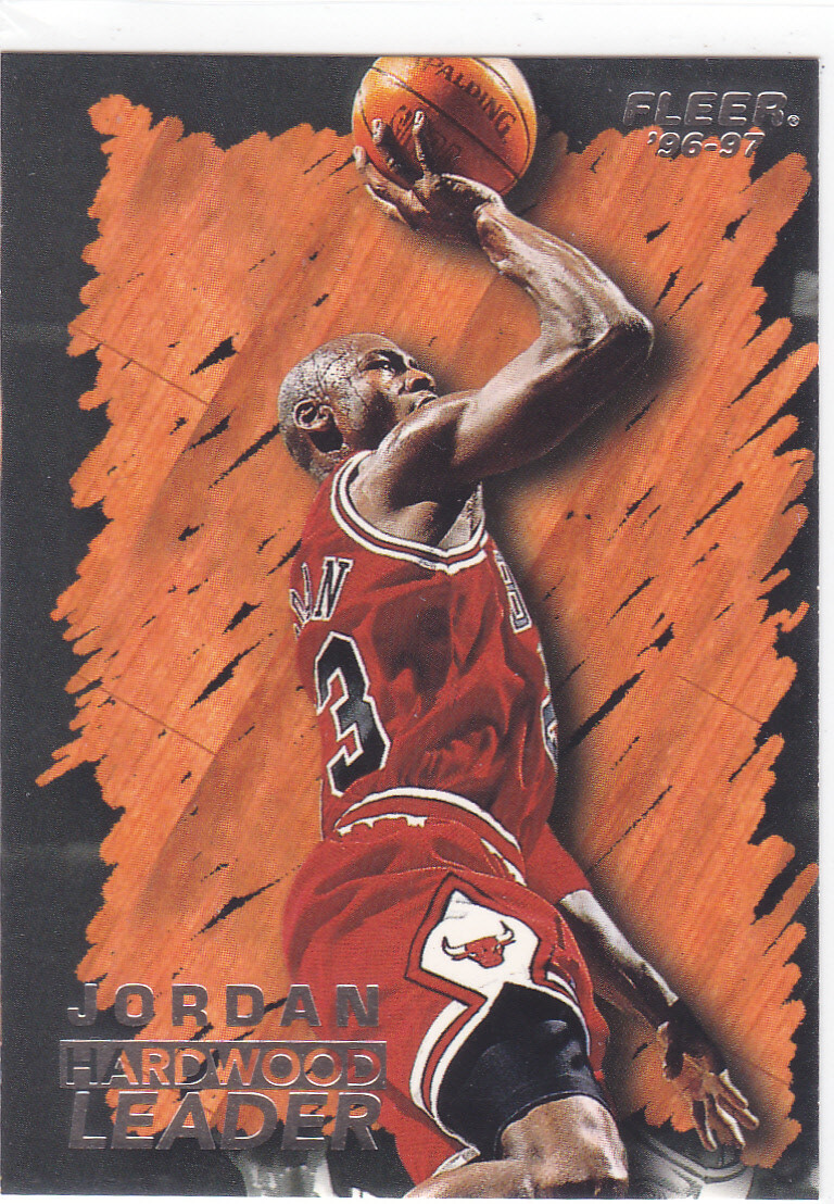 1996-97 Fleer #123 Michael Jordan Hardwood Leader