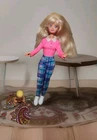 Vintage Barbie Babysitter Skipper Doll 1994 #12071  Purple Eyes Redressed Used