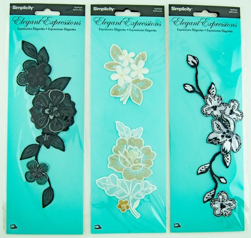 Semplicità Espressioni Eleganti Lotto 9 Applique Colori Fiori Assortiti - Foto 4 di 4