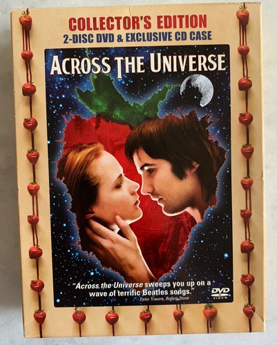 Across the Universe Collectors Edition DVD W/ Exclusive CD Case, Very Rare! OOP