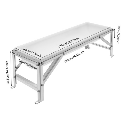 Livestock Feed Trough, Long Large Capacity Feeder, Feed Trough with Stand - Picture 12 of 19
