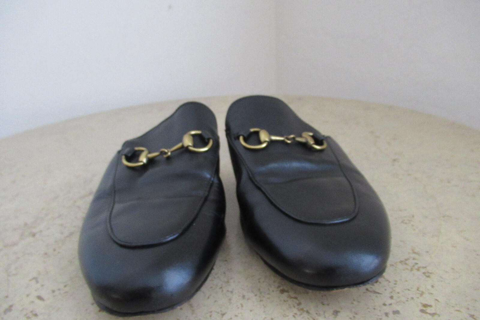 PANTOFOLA D’ORO Pantofola a cavallo in pelle gucci princetown nera taglia"37"et $850 affare!