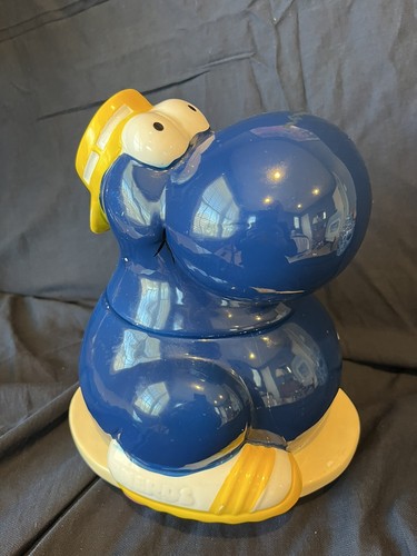Vintage Willy Wonka Nerds Candy Blue Cookie Jar - Picture 3 of 12
