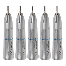 5*Dental low speed Straight Handpiece Nosecone fit E type Motor Inner&external