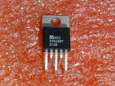4 PCS MICREL MIC29502BT HIGH CURRENT LOW DROP OUT 5A ADJUSTABLE REGULATOR B/LEAD