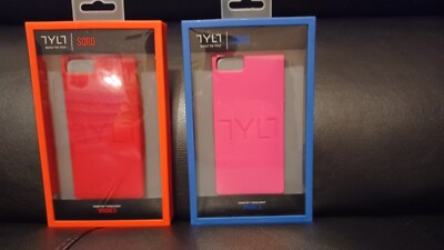 2 - TYLT SQRD CASE FOR iPHONE 5s  one PINK and one RED (815)