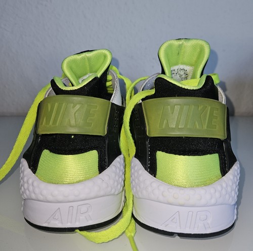 Original Nike ID Air Huarache Schuhe Gr. 41 Neongelb Schwarz UNIKAT - Bild 4 von 8