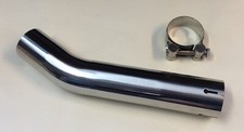 Lextek Edelstahl Auspuff Link Rohr für Honda CB1300 05-14 passend für 51 mm Enddose