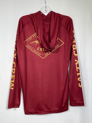 Salty Crew Hotwire Pinnacle Red Tech Hoodie Youth LARGE NEW