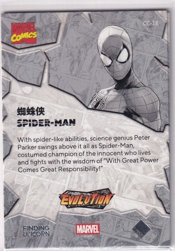 Marvel Comics Evolution Find Unicorn 2024 No. CC-18 Spider-Man - Picture 2 of 2