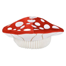 RI One Red and White Mushroom Beret Hat