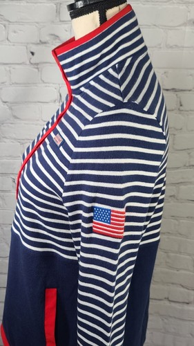 NEW Vineyard Vines Americana Snap-Placket Shep Sweater 100% Cotton Pockets XS - Picture 14 of 24