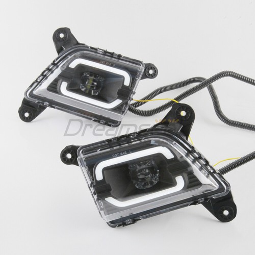 LED DRL Tagfahrlicht für Chevy Silverado 1500 2019-23 Nebelscheinwerfer Blinker - Picture 6 of 12
