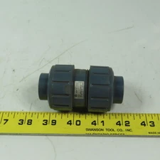 ASAHI Spring Loaded 15 Ball Check Valve 1/2" Slip PVC