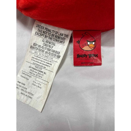 15in Red Angry Bird Plush - Foto 4 di 4