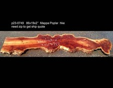Mappa burl  Poplar  river table  live edge slab  DIY ideas  p23-0749