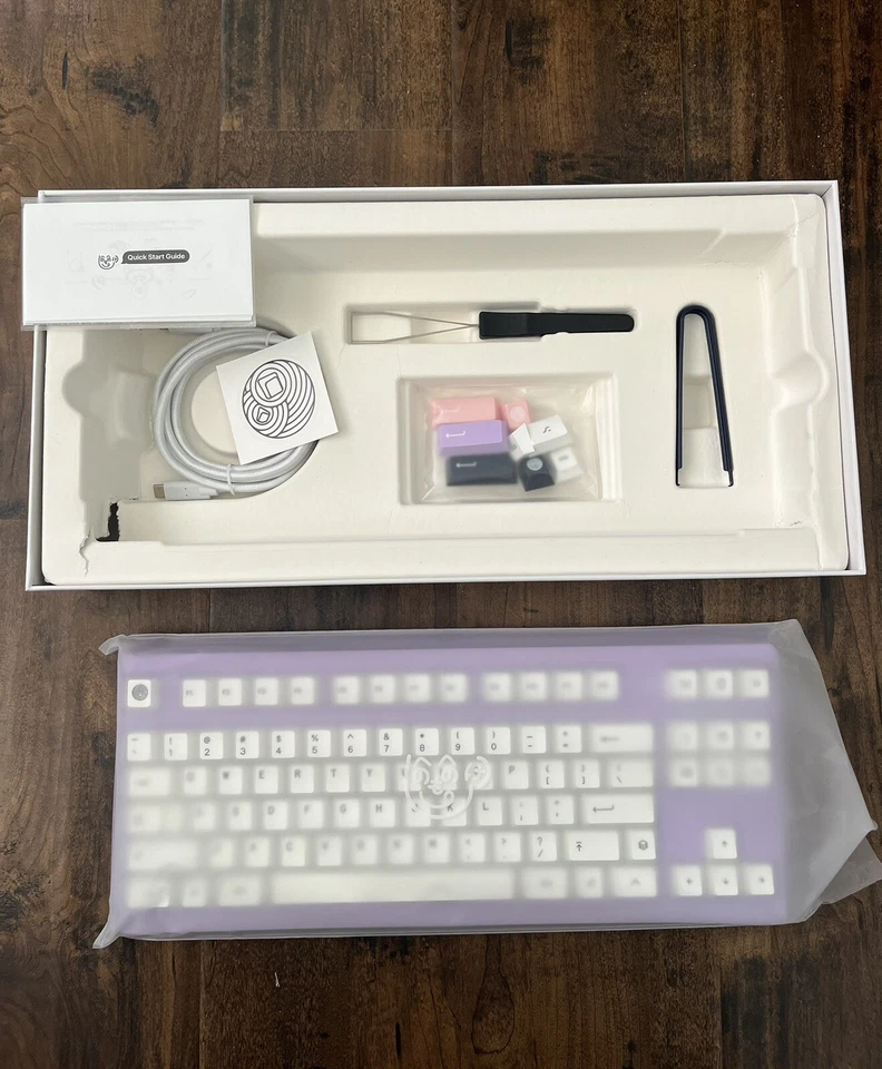 Monokei Standard Keyboard- Dream Lilac With Brown Switches - Image 3 of 4