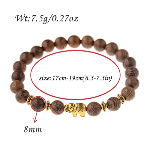 Piedra Natural Cuentas Ojo de Tigre Cabeza de Buda Mujeres Hombres Yoga Energía Pulseras Regalo - Imagen 218 de 232
