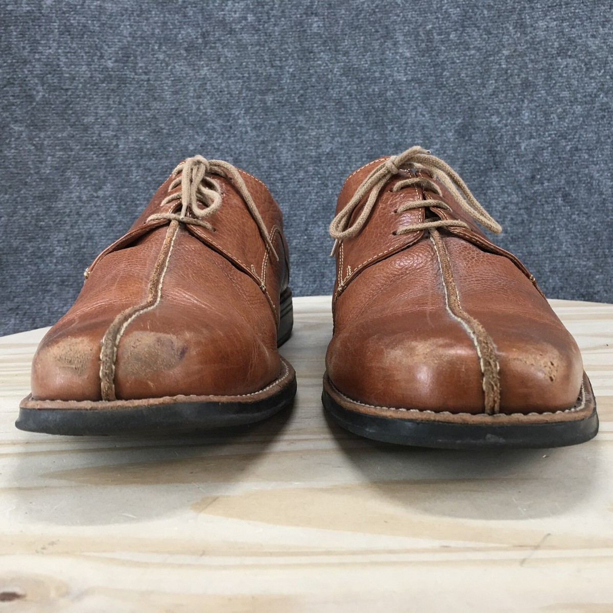 Sandro Moscoloni Dress Shoes Mens 14 D Oxford Brown Lace Up  display picture 2