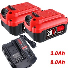 8Ah For Craftsman V20 20 V MAX Lithium Battery / Charger CMCB204 CMCB202 CMCB201
