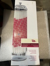 Dispensador de pajita para refrescos Tab Cola tapa cromada retro vintage refresco