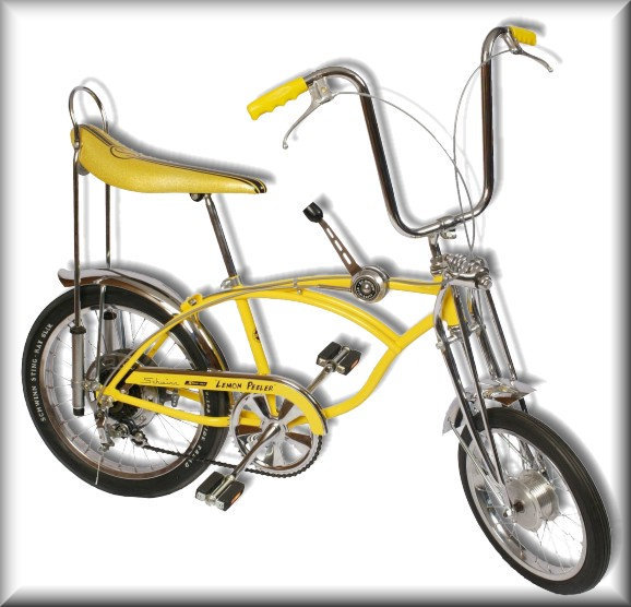 1960s LEMON PEELER Bicycle, Toolbox - Refrigerator Magnet, READ