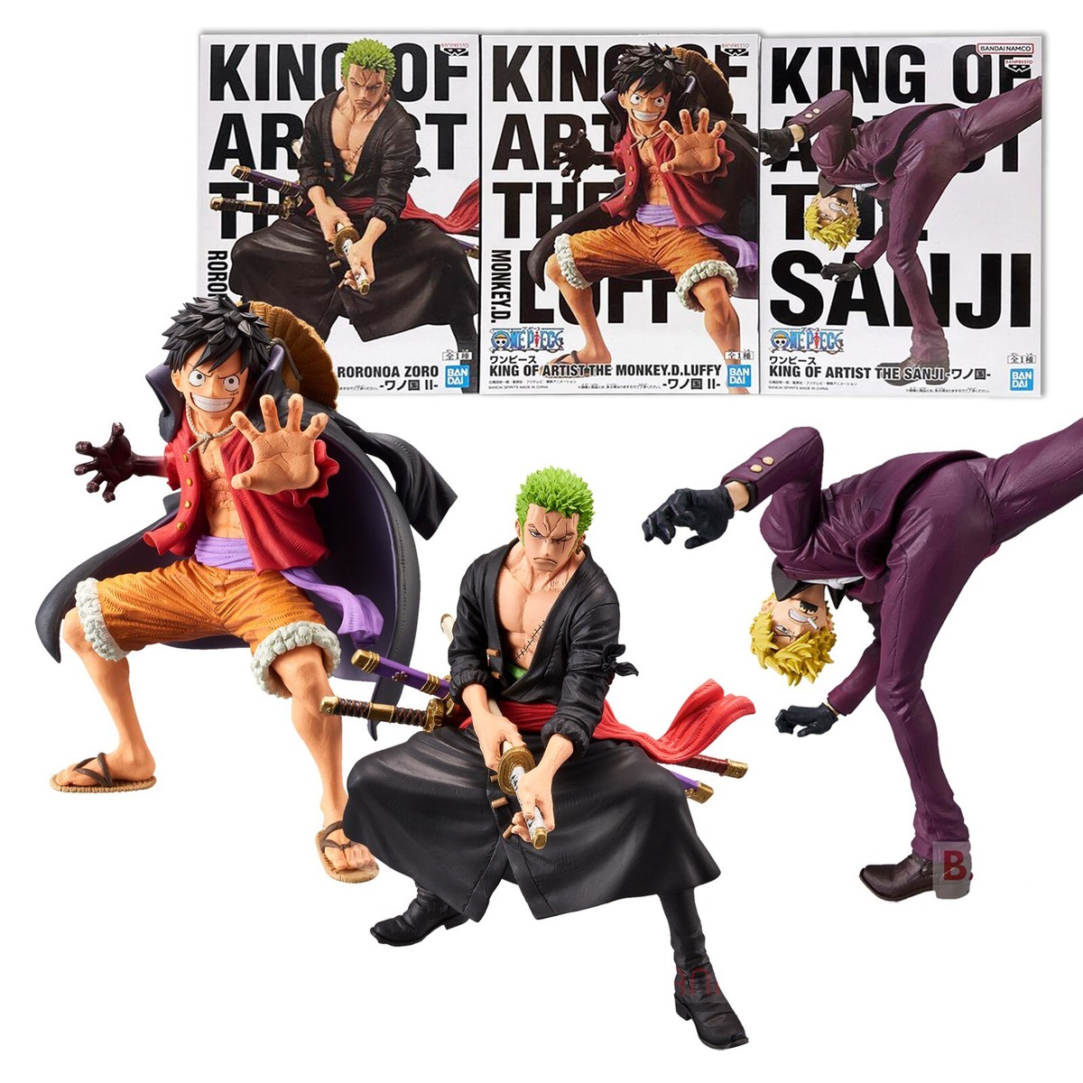 ONE PIECE KING OF ARTIST THE MONKEY D. LUFFY RORONOA ZORO SANJI