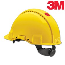 3M™ Peltor™ G3000 Schutzhelm Uvicator Arbeitshelm Bauhelm Arbeitschutzhelm Gelb