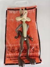 Rare Vtg 1968 Warner Bros 10" Wile E Coyote Looney Tunes Poseable Figure Brown