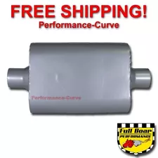 2 Chamber Exhaust Performance Muffler FULL BOAR 2.5" Center / Center FB2540