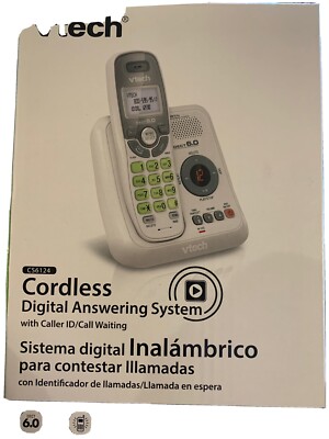 VTech CS6124 Single Line DECT 6.0 Cordless Phone 735078018632| eBay