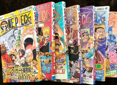 one piece shounen jump comics Vol.70 - Vol.76 japanese