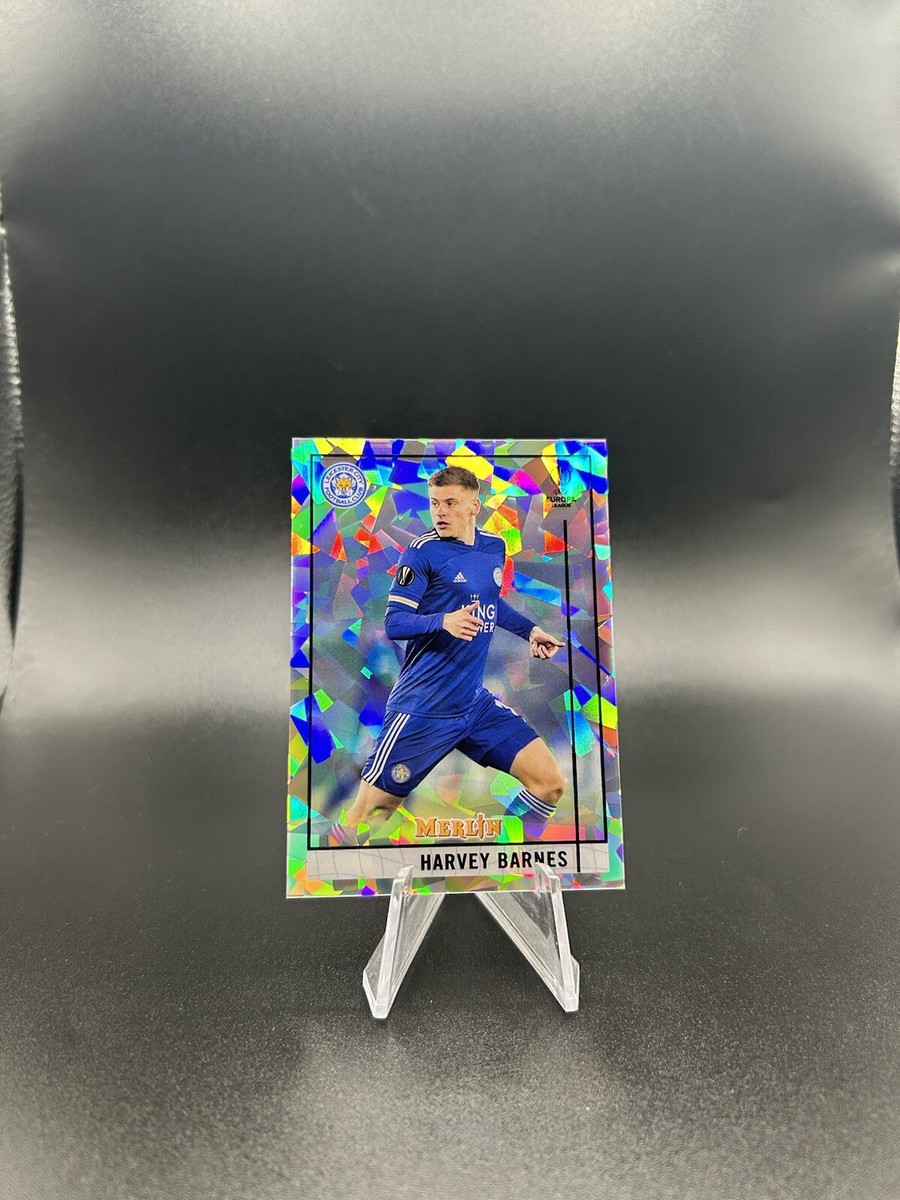 Topps Merlin Chrome 2020-2021 Harvey Barnes Cracked Ice /250