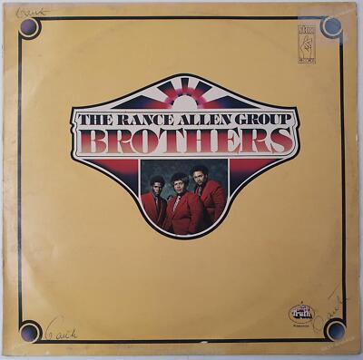 The Rance Allen Group - Brothers UK LP 1975 (VG/F) rare WHITE LABEL ´