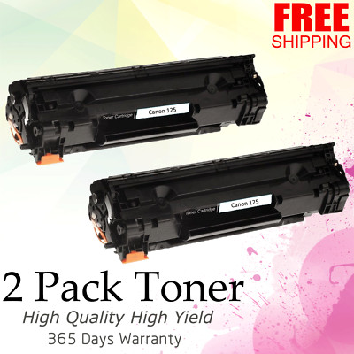 2 pk 125 Toner Cartridge for Canon ImageClass LBP6000 LBP6030w MF3010 Printer