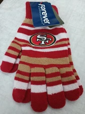 Forever Collectibles NFL SF San Francisco 49ers Knit stretch gloves