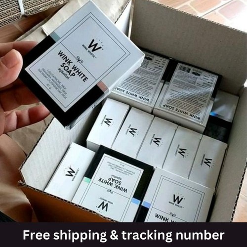 5x WINK WHITE Jabón Blanqueador Corporal Gluta Pura Rostro Iluminador Piel 80 g. - Imagen 8 de 13