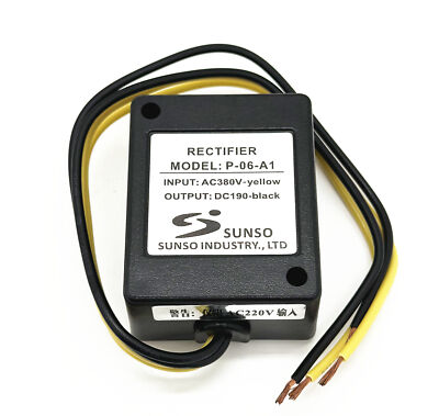 SUNSO P-06-A1 INPUT AC380V OUTPUT DC190V Brake Rectifier Module Device