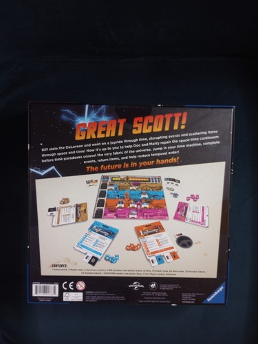 BACK TO THE FUTURE -  Dice Through Time Board Game + Comic Book #15 (2016) NM - Picture 3 of 16