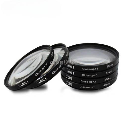 Macro Close Up Lens Filter +1 +2 +3 +4 +8 +10 optical glass camera 52-82mm - Picture 3 of 89