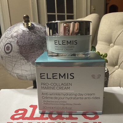 Elemis Pro-Collagen Marine Anti-Wrinkle Day Cream - 30ml NEW WITH BOX A1