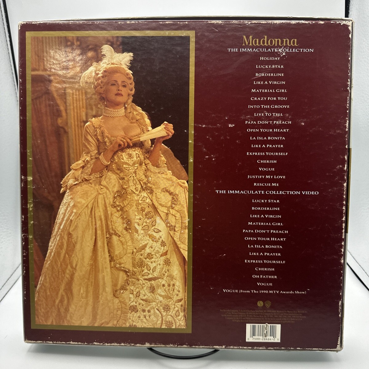 Madonna The Royal Box (The Immaculate Collection) VHS (Sealed), CD 