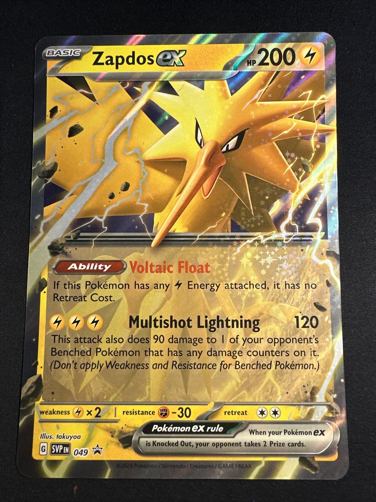 Zapdos Giant Pokemon Card Print -  Norway